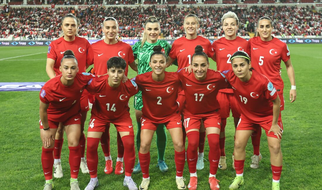 UEFA Uluslar B Ligi 2. Grup'ta Slovenya’yı misafir eden Kadın