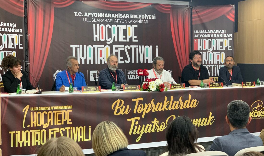 “Bu Topraklarda Tiyatro Yapmak” söyleşisi gerçekleştirildi Uluslararası 1. Kocatepe Tiyatro Festivali sebebi ile ‘Ustalarla Söyleşi’ adı