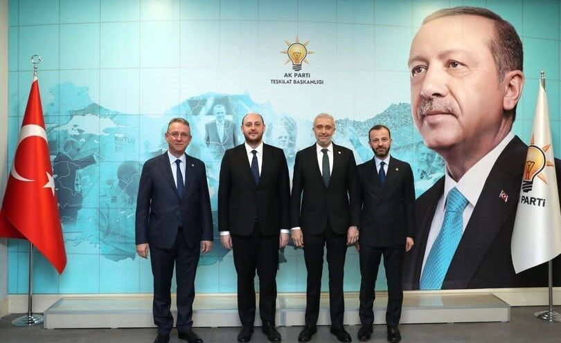 AK Parti milletvekillerinden AK Parti Teşkilat Başkanı Ahmet Büyükgümüş’e hayırlı olsun ziyareti AK Parti Genel Başkan Yardımcısı ve Teşkilat Başkanı Ahmet Büyükgümüş’e,