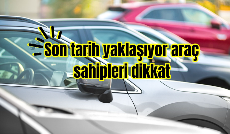 Taşıt Tanıma Sistemi kayıtları için son tarih 30 Nisan olarak