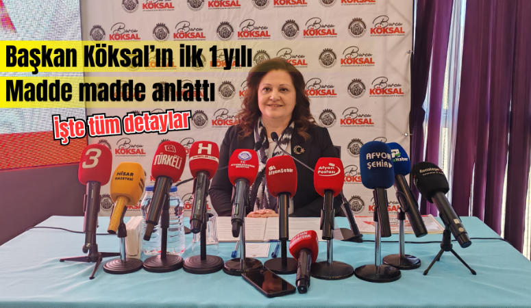 Başkan Köksal: “Bir yılda onur ve gururla hizmet ettik” Afyonkarahisar Belediyesi’nin 1 Yıllık Değerlendirme Toplantısı AFBEL Otel’de Gerçekleşti