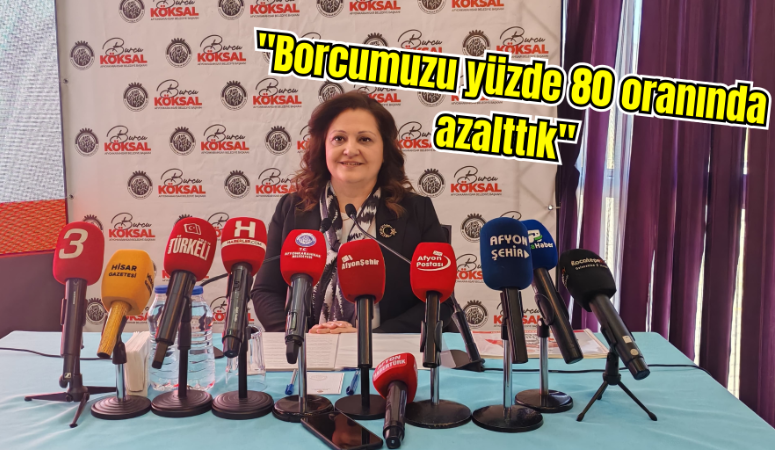 Afyonkarahisar Belediye Başkanı Burcu Köksal, görevdeki birinci yılını değerlendirdiği toplantıda