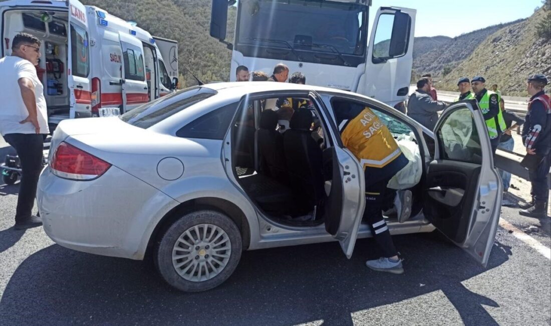 Bilecik’te zincirleme trafik kazası; 1 yaralı Bilecik’in Pazaryeri ilçesinde, üç otomobil ve bir tırın karıştığı zincirleme