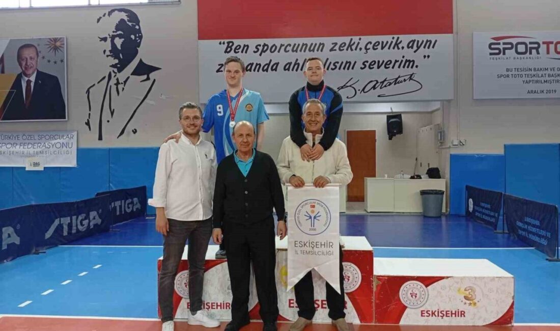Büyükşehirin sporcuları Türkiye şampiyonasına katılacak Eskişehir Büyükşehir Spor Kulübü sporcuları Eskişehir’de düzenlenen Özel Sporcular Masa