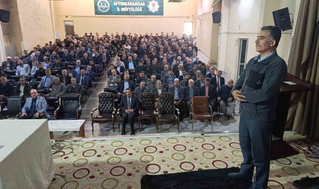 Din görevlilerine hizmet içi eğitim semineri Afyonkarahisar İl Müftülüğü din hizmetlerinde kaliteyi artırmak amacıyla iki gün