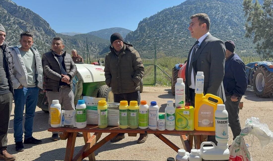 Türkiye’nin önemli elma üretim merkezlerinden biri olan Isparta’nın Eğirdir ilçesinde