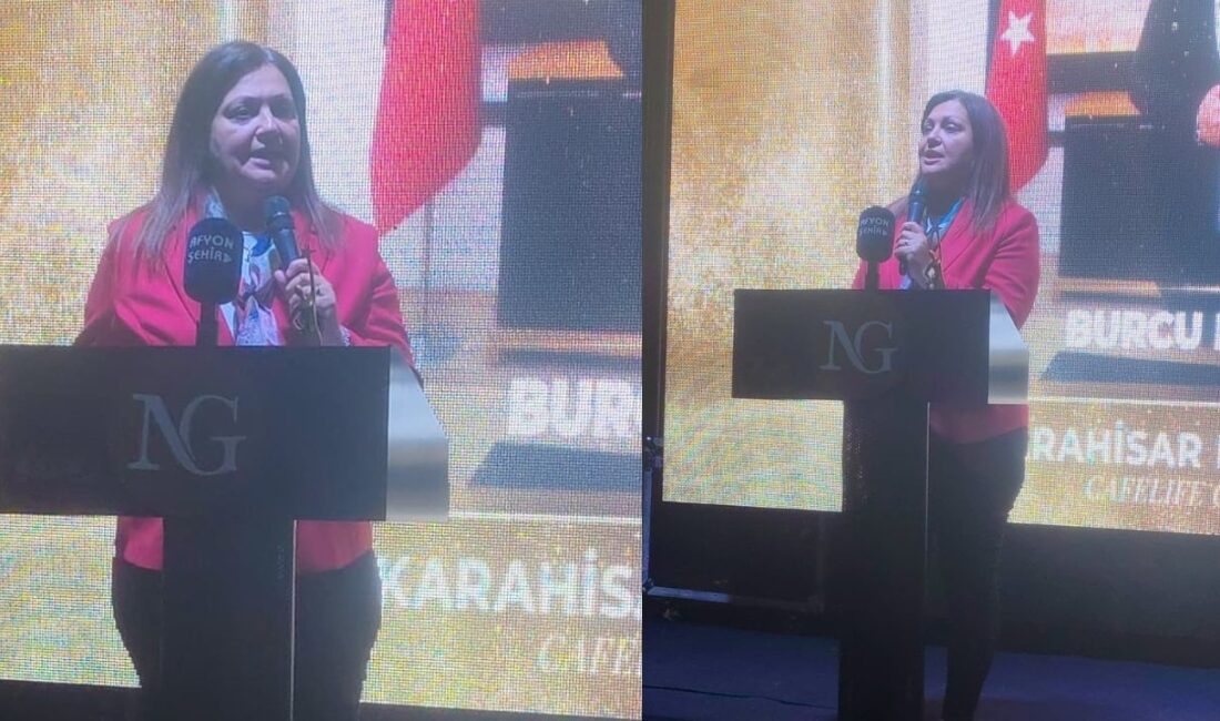 Afyonkarahisar Belediye Başkanı Burcu Köksal, Cafelife Ödül Töreni’nde “Tarih Yazan