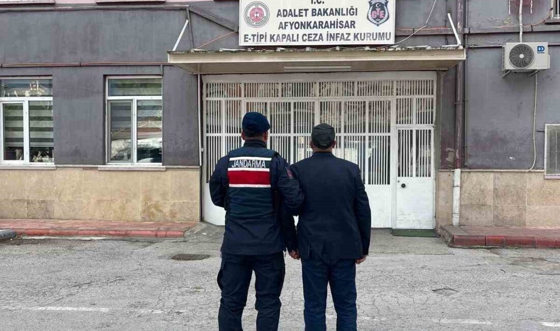 Kasten yaralama suçundan aranan şahsı jandarma yakaladı Afyonkarahisar’da 3 yıl 2 ay hapis cezasıyla aranan bir şahıs