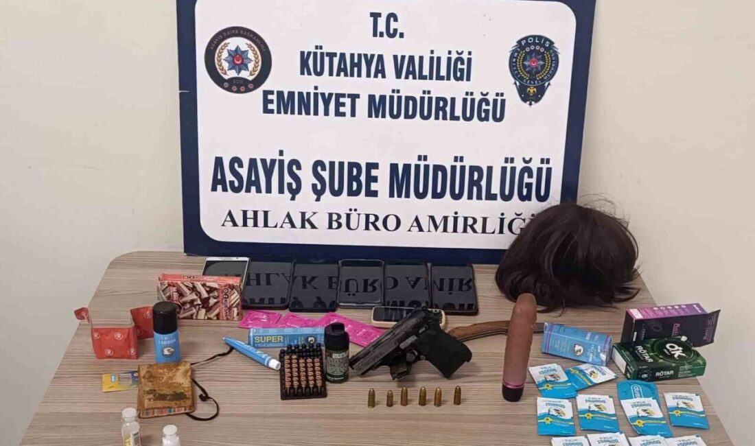 Kütahya’da fuhuş operasyonu: 6 gözaltı, 13 kadın kurtarıldı Kütahya İl Emniyet Müdürlüğü Asayiş Şube Müdürlüğü Ahlak Büro Amirliği