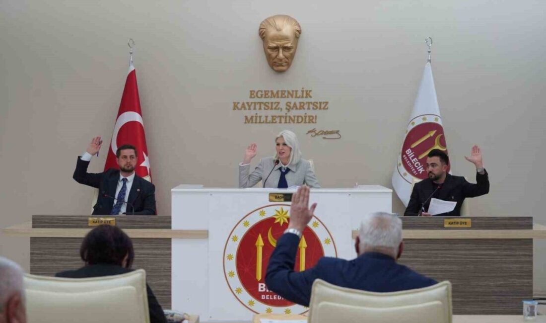 Belediye Başkanı Melek Mızrak Subaşı başkanlığında yapılan Bilecik Belediyesi Nisan