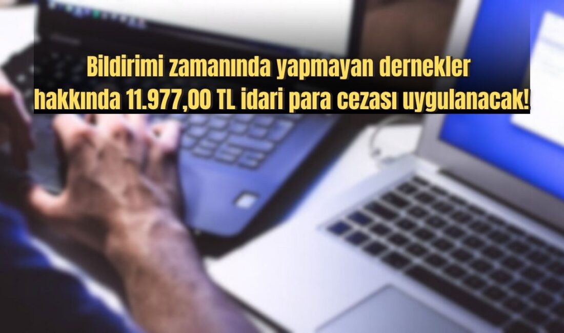 Afyonkarahisar'da faaliyet gösteren derneklere yönelik 2024 yılı beyanname bildirim sürecinde