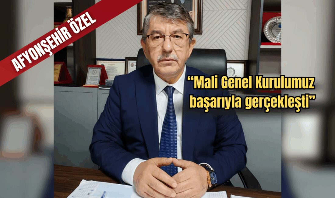 Afyonkarahisar Esnaf ve Sanatkârlar Kredi ve Kefalet Kooperatifi Başkanı Mahmut