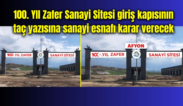 Modern Sanayi Sitesi Yapı Kooperatifi’nin yaptığı sanayi sitesi Zafe Haftası’nda