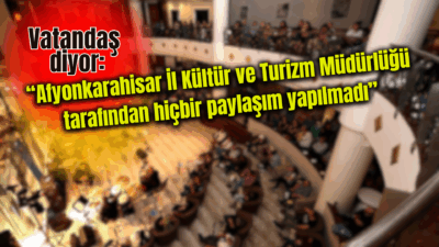 Afyonkarahisar’da düzenlenen caz festivaline ilişkin vatandaşlardan gelen tepkiler dikkat çekti.
