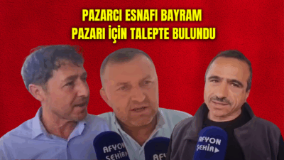 Afyonşehir Gazetesi, yaklaşan bayram öncesi mikrofonlarını pazarcı esnafına uzatarak, bayram