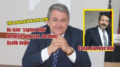 Modern Sanayi Sitesi Yapı Kooperatifi Başkanı Hakan Dilek, kooperatif üyeliklerine