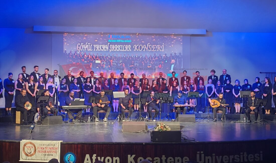 Afyonkarahisar’da, AKSAM Türk Sanat Müziği İcra Topluluğu tarafından “Gönül Yakan