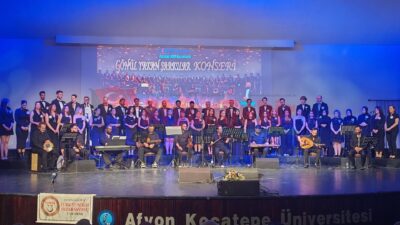 Afyonkarahisar’da, AKSAM Türk Sanat Müziği İcra Topluluğu tarafından “Gönül Yaka