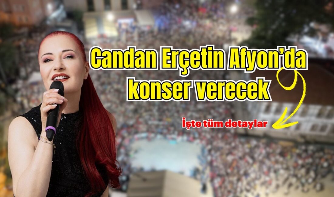 19 Mayıs’ta Candan Erçetin geliyor! 19 Mayıs Atatürk’ü Anma Gençlik ve Spor Bayramı kapsamında Zafer