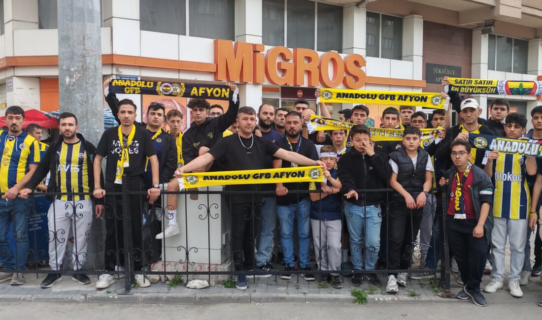 Anadolu Genç Fenerbahçeliler (Anadolu GFB) Başkanı Kerim Şener öncülüğünde, Afyon