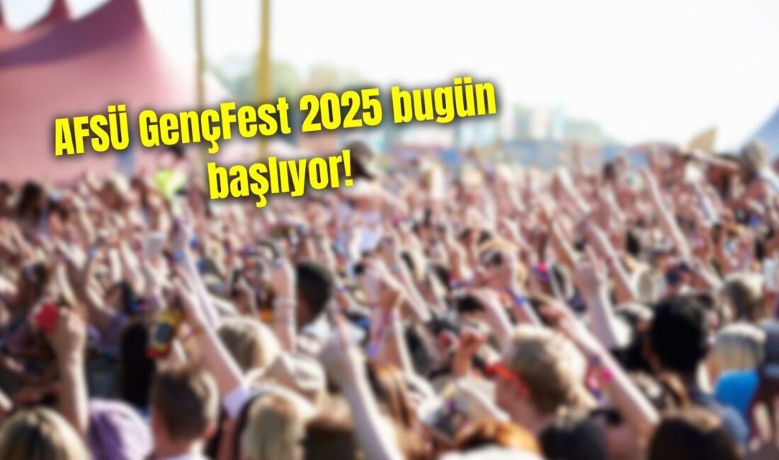 AFSÜ Genç Fest bugün başlıyor! Afyonkarahisar Sağlık Bilimleri Üniversitesi (AFSÜ), 7. kuruluş yıl dönümünü bir
