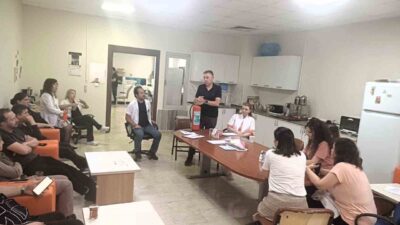 Afyonkarahisar Devlet Hastanesi genel laboratuvar biriminde, laboratuvar çalışanlarına yönelik yangın,