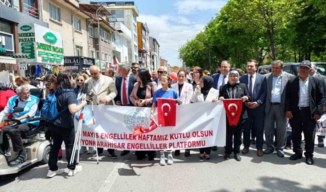 Engelli bireylerin sorunlarına dikkat çekmek ve farkındalık oluşturmak amacıyla gerçekleştirilen