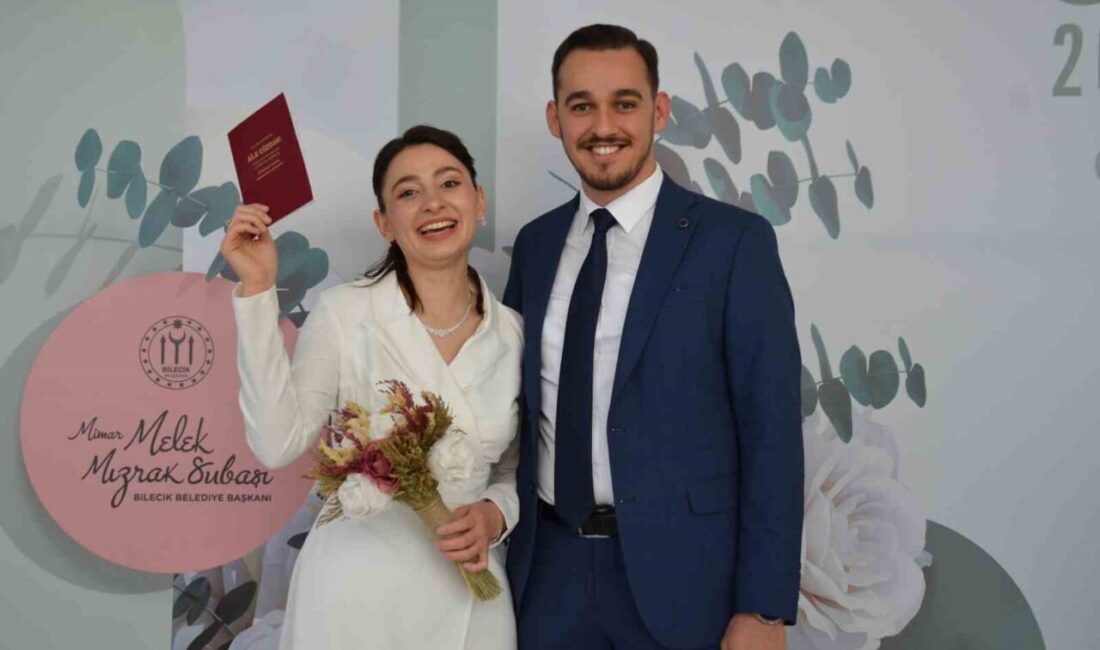 Bilecik’te evlenmek için aylar öncesinden ’05.05.2025’ tarihini tercih eden çiftler,
