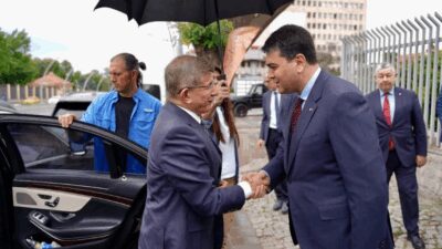 Gelecek Partisi Genel Başkanı Ahmet Davutoğlu, Demokrat Parti Genel Başkanı