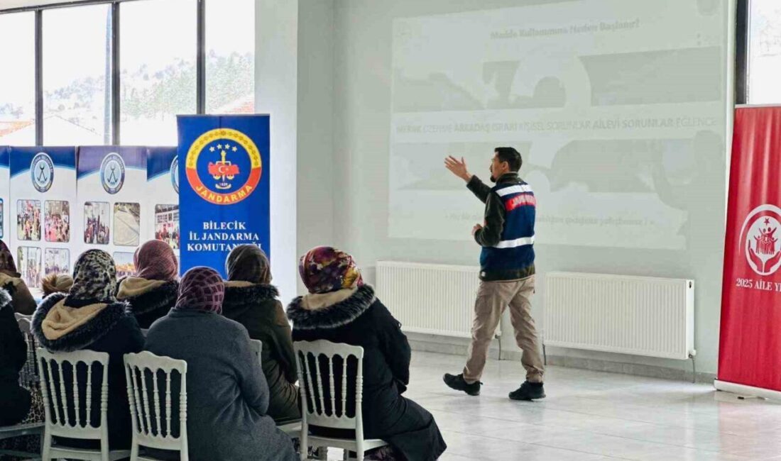 Dodurga’da ’Ailenin Önemi’, ’En İyi Narkotik Polisi Anne’ ve ’Kadına Yönelik Şiddetle Mücadele’ başlıklı eğitim Bilecik’te 2025 Aile Yılı kapsamında Dodurga Belediyesi konferans salonunda belde