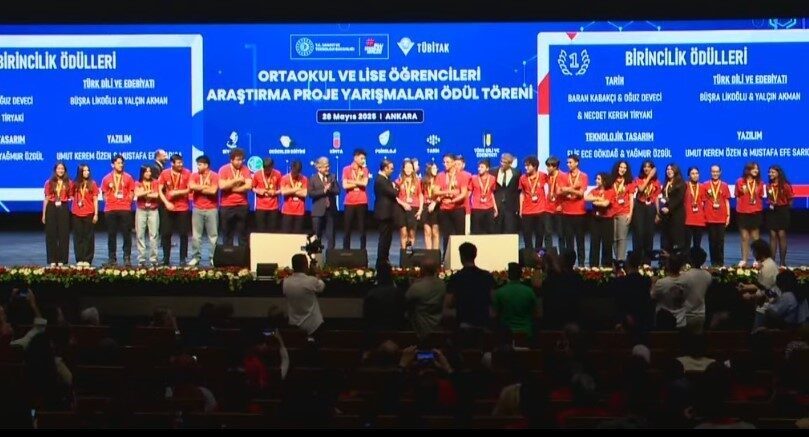 Dumlupınar BİLSEM’den TÜBİTAK’ta 3 Türkiye birinciliği TÜBİTAK 56. Lise ve 19. Ortaokul Öğrencileri Araştırma Projeleri Yarışması’nın