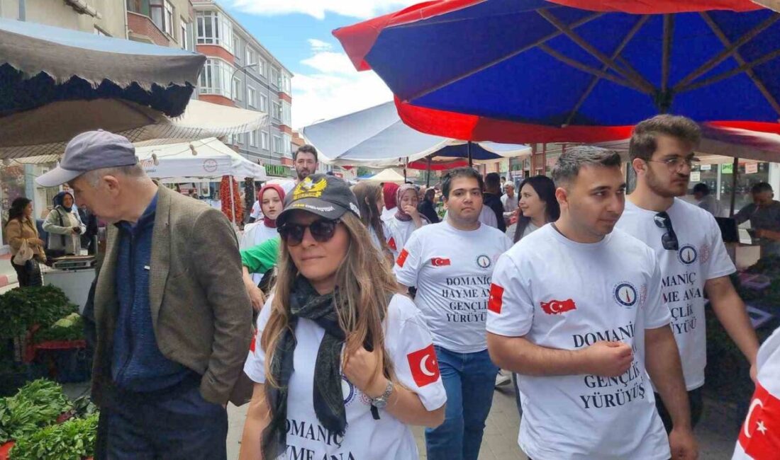 Hayme Ana’nın kabrinin bulunduğu köyden Domaniç’e Gençlik Yürüyüşü Kütahya’nın Domaniç İlçe Gençlik ve Spor Müdürlüğünce 19 Mayıs Gençlik