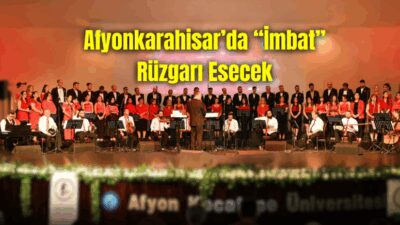 Afyonkarahisar’da müzikseverler, Ege’nin esintilerini taşıyan özel konseri bugün dinleyecek. AAKÜ