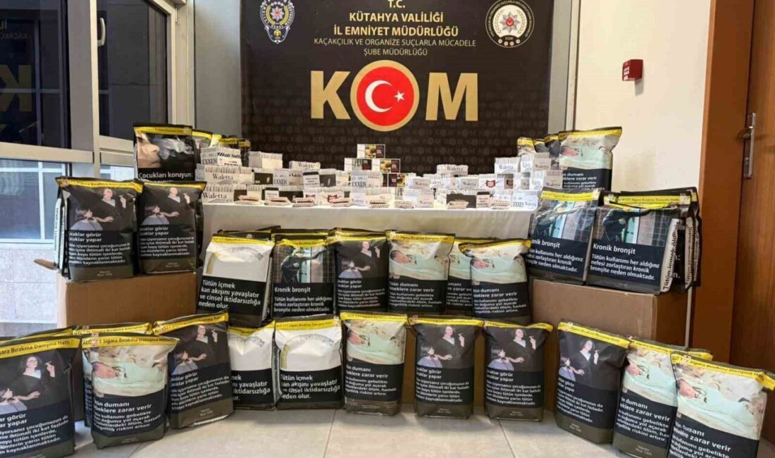 Kütahya’da polis ekipleri tarafından 3 ev ile 2 işyerinde yapılan
