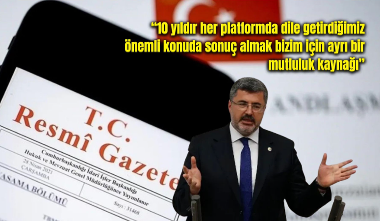 AK Parti Afyonkarahisar Milletvekili Ali Özkaya, Resmi Gazete’de 3 Mayıs