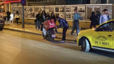 Eskişehir’de önünde ani fren yapan araca çarpmamak isterken bir başka