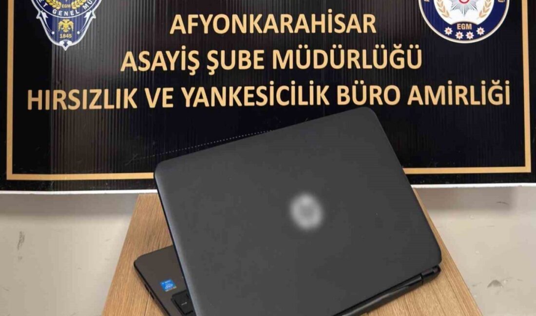 Tedavi için gittiği sağlık kuruluşundan dizüstü bilgisayar çaldı Afyonkarahisar tedavi için gittiği Toplum Ruh Sağlığı Merkezi’nden dizüstü bilgisayar