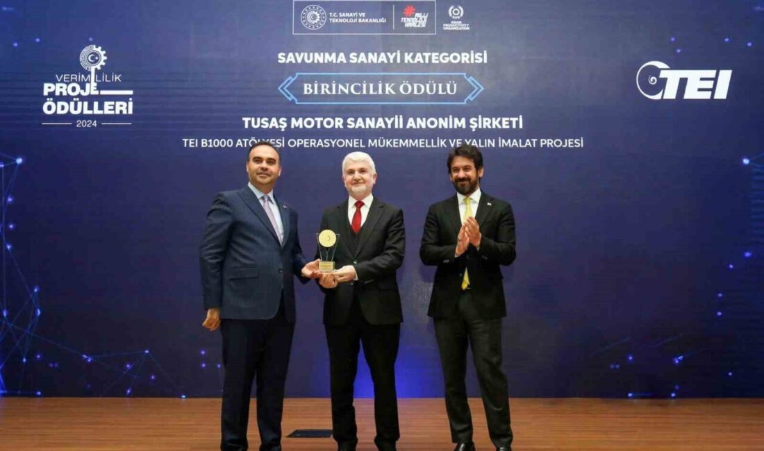 TEI’ye verimlilikte 4 ödül birden TUSAŞ Motor Sanayii AŞ (TEI), Sanayi ve Teknoloji Bakanlığı Stratejik