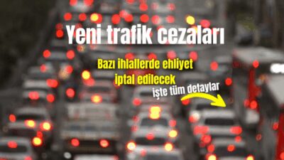 Trafik güvenliğini artırmak amacıyla yürürlüğe giren yeni ceza tarifesi ile