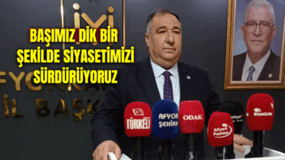 İYİ Parti İl Başkanı Mısırlıoğlu, düzenlediği basın toplantısında yeni anayasa