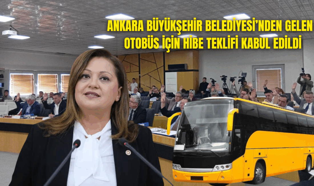 ABB’den gelen otobüs için hibe teklifi kabul edildi Ankara Büyükşehir Belediyesi tarafından Afyonkarahisar’a 2006 model 12 metre 313