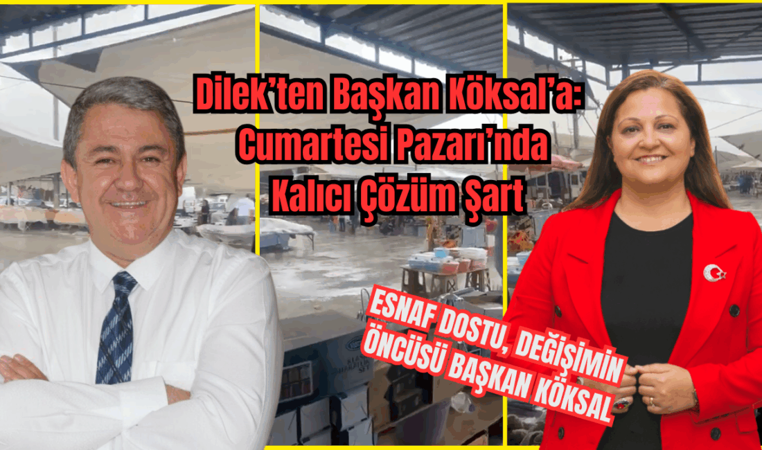 Madeni Sanatkârlar Odası Başkan Adayı Hakan Dilek, Cumartesi Pazarı’nda faaliyet