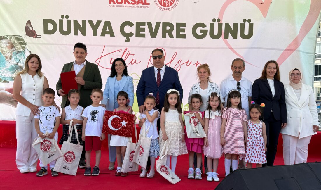 Afyonkarahisar Belediyesi tarafından Çevre Haftası etkinlikleri kapsamında Dünya Çevre Günü
