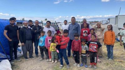 Eskişehir’de yaşadıkları çadırlarda elektrik ve su sıkıntısı yaşayan mevsimlik tarım