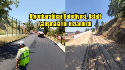 31 Mart yerel seçimlerinin ardından Afyonkarahisar Belediyesi, şehir genelindeki asfalt