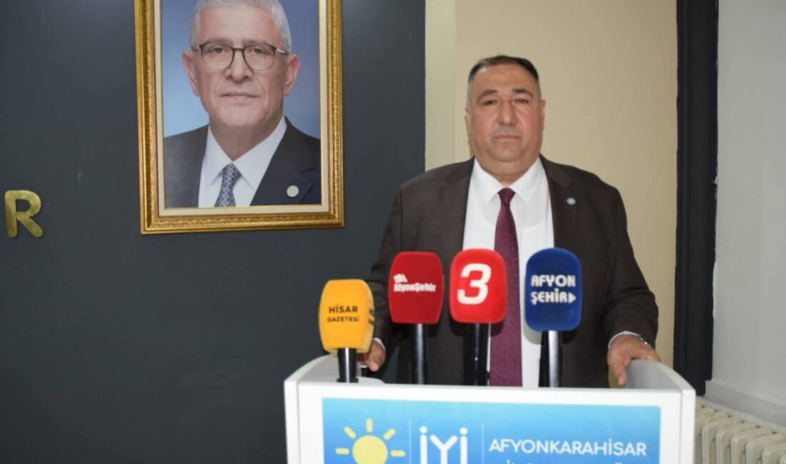 İYİ Parti İl Başkanı Muhammet Mısırlıoğlu, ülke genelinde ve özellikle