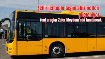 Afyonkarahisar Belediyesi, şehir içi toplu taşıma hizmetlerini güçlendirmek amacıyla araç