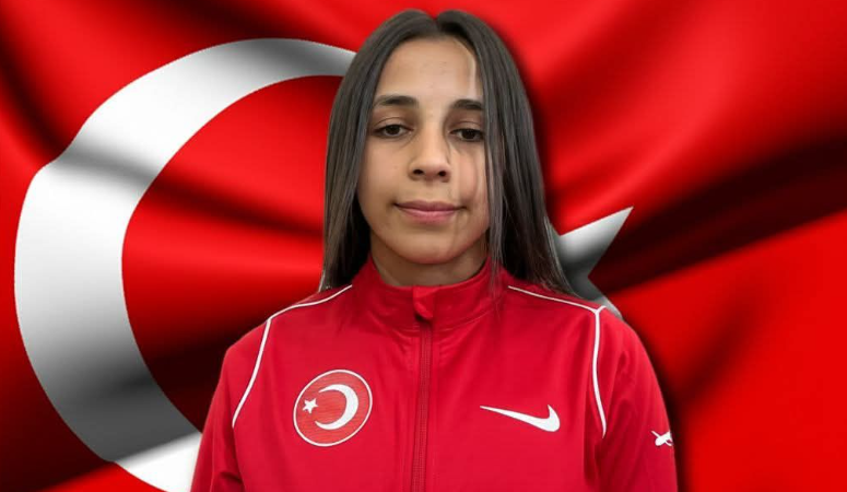 Taşoluk Belediyesi Spor Kulübü sporcusu Fatma Yılmaz, Kuzey Makedonya’da düzenlenen