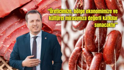 Saadet Partisi İl Başkanı Beytullah Karataş Afyon Pastırması ve Afyon