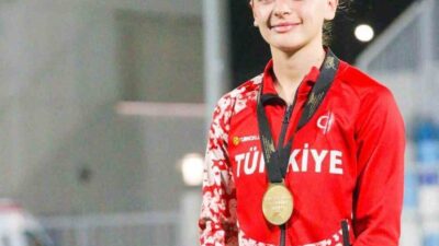 İzmir’de düzenlenen Atletizm Büyükler Avrupa Takımlar Şampiyonası seçmelerinde, uzun atlama